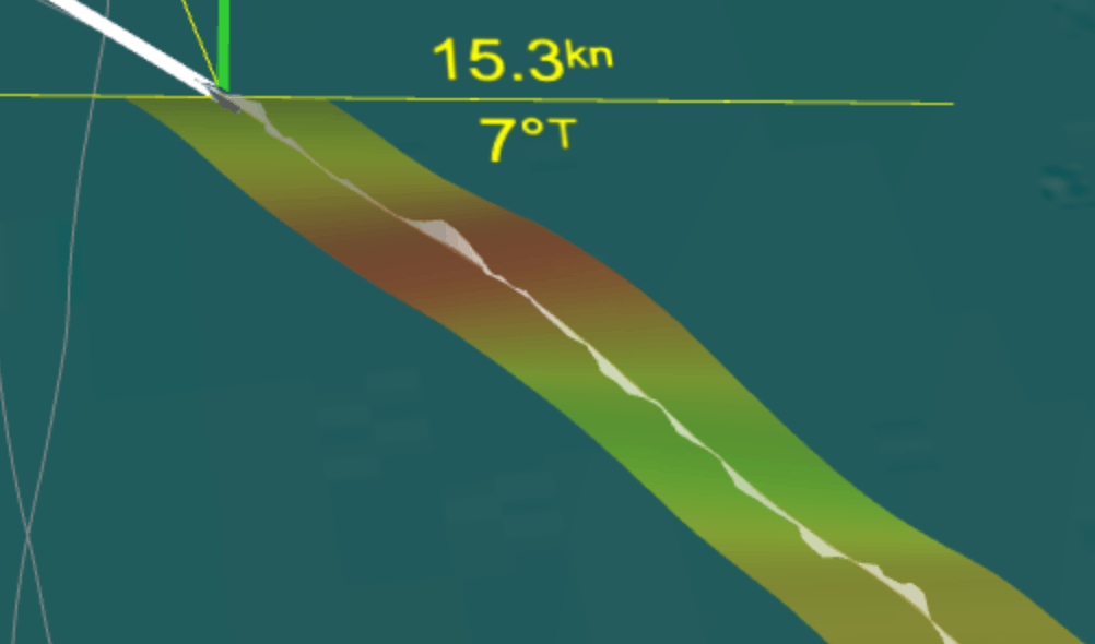 See Sailing showing tack bias