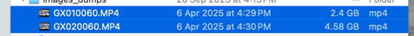 Select all the files to be uploaded