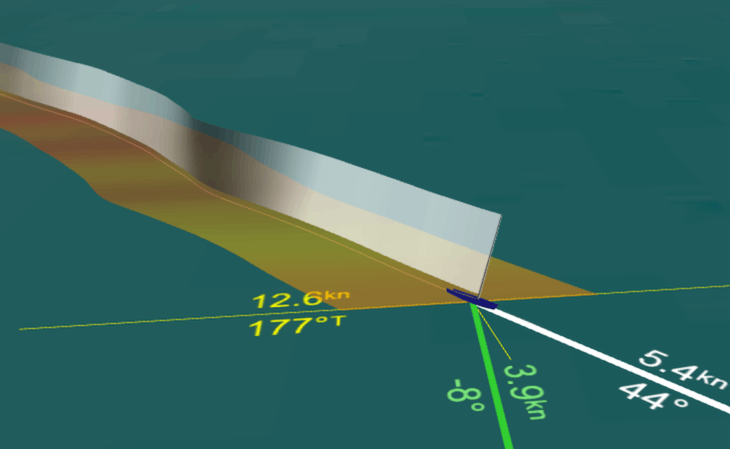 See Sailing showing upwind groove